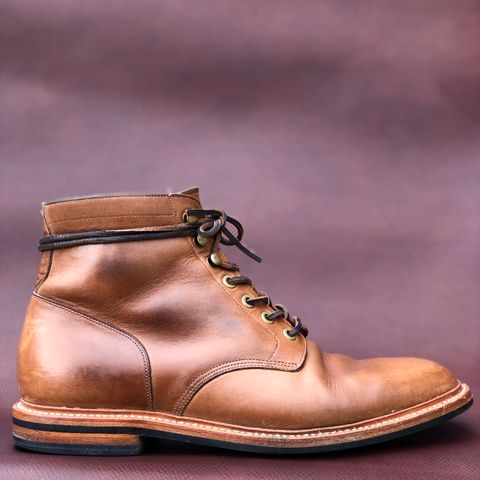 View photo of Grant Stone Diesel Boot in Horween Dune Chromexcel