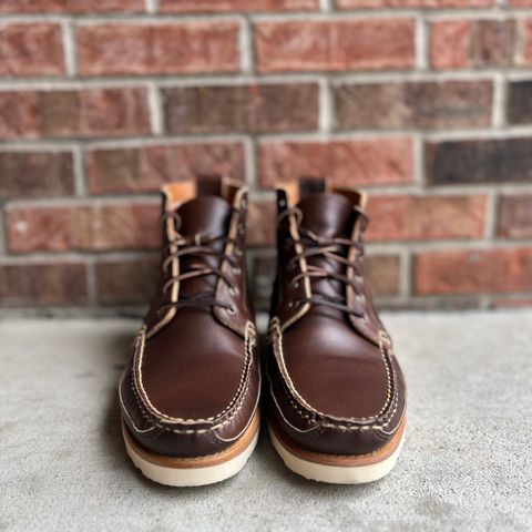 View photo of Rancourt & Co. Harrison Boot Redux in Horween Carolina Brown Chromexcel