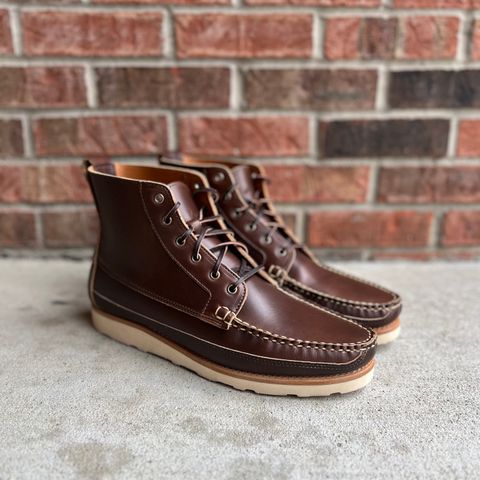 View photo of Rancourt & Co. Harrison Boot Redux in Horween Carolina Brown Chromexcel