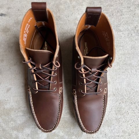 View photo of Rancourt & Co. Harrison Boot Redux in Horween Carolina Brown Chromexcel