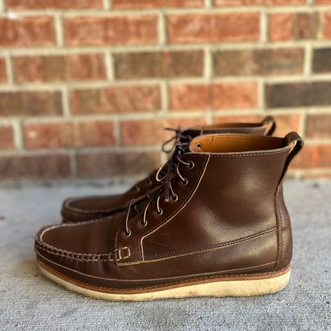 View photo of Rancourt & Co. Harrison Boot Redux in Horween Carolina Brown Chromexcel