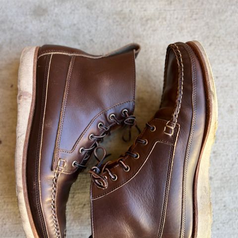 View photo of Rancourt & Co. Harrison Boot Redux in Horween Carolina Brown Chromexcel