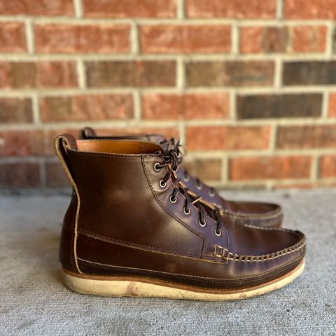 View photo of Rancourt & Co. Harrison Boot Redux in Horween Carolina Brown Chromexcel