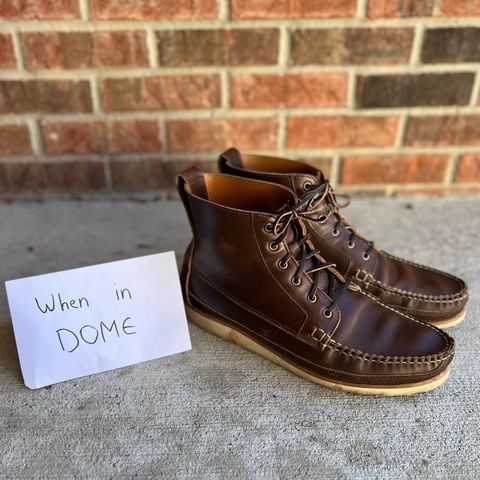 View photo of Rancourt & Co. Harrison Boot Redux in Horween Carolina Brown Chromexcel