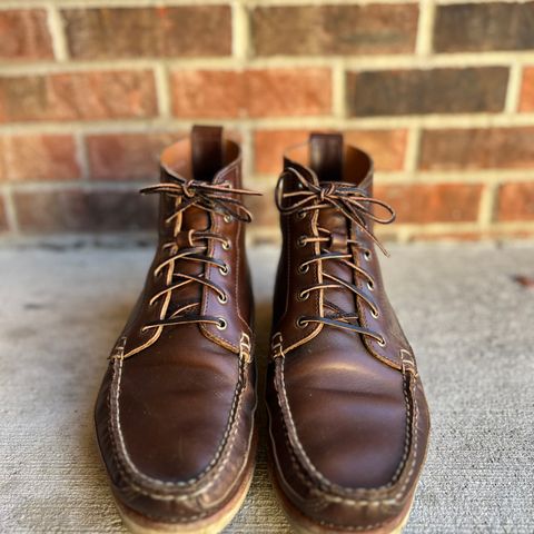 View photo of Rancourt & Co. Harrison Boot Redux in Horween Carolina Brown Chromexcel