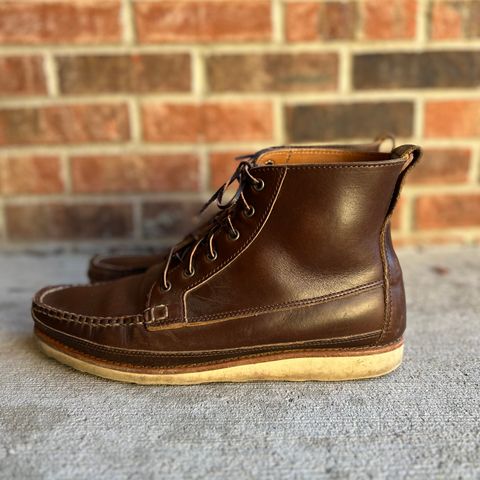 View photo of Rancourt & Co. Harrison Boot Redux in Horween Carolina Brown Chromexcel