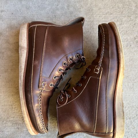 View photo of Rancourt & Co. Harrison Boot Redux in Horween Carolina Brown Chromexcel