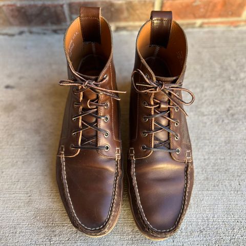 View photo of Rancourt & Co. Harrison Boot Redux in Horween Carolina Brown Chromexcel