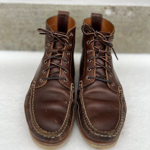 View photo of Rancourt & Co. Harrison Boot Redux in Horween Carolina Brown Chromexcel