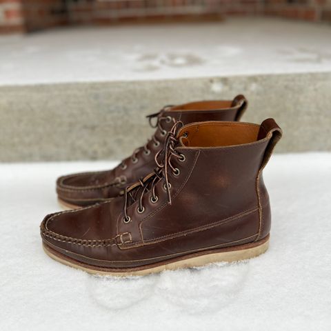 View photo of Rancourt & Co. Harrison Boot Redux in Horween Carolina Brown Chromexcel