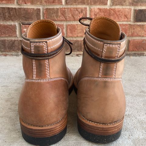 Santalum Milestone Service Boot in Conceria Cloe Crust Shell Cordovan