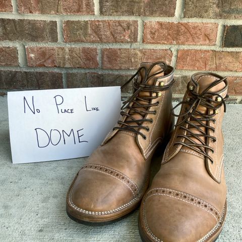 Santalum Milestone Service Boot in Conceria Cloe Crust Shell Cordovan
