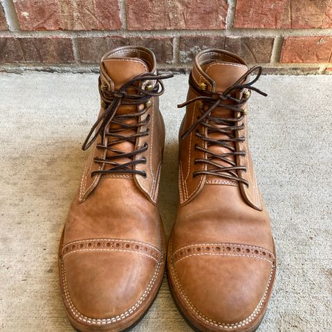 Santalum Milestone Service Boot in Conceria Cloe Crust Shell Cordovan