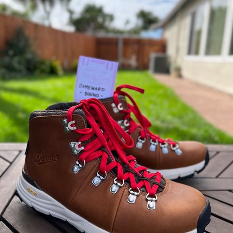 Danner Mountain Light in Light Brown Full Grain