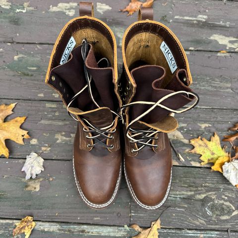 Nicks MTO in Horween Whiskey Predator