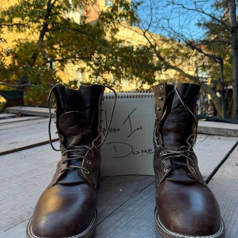 Nicks MTO in Horween Whiskey Predator