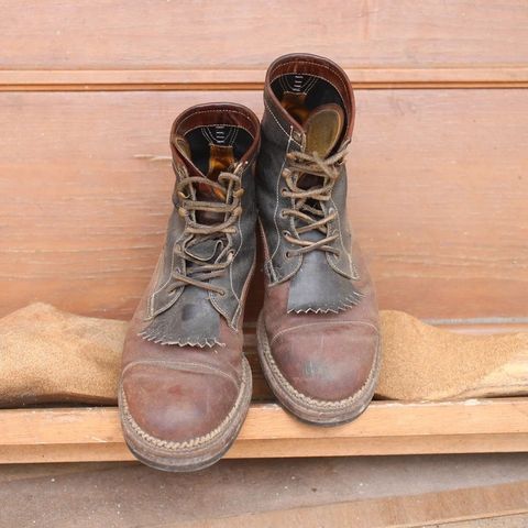 Midas Vanquish Blucher Boot in Rocado Whisky Shell Cordovan