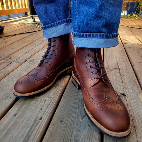 Mark Albert Countrty Boot in C.F. Stead Dark Snuff Regency Calf