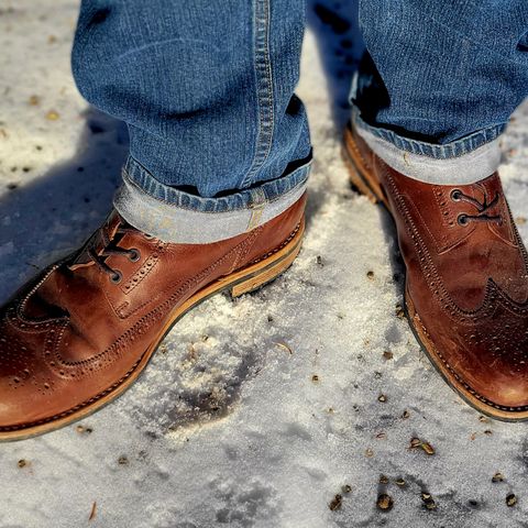 Mark Albert Countrty Boot in C.F. Stead Dark Snuff Regency Calf
