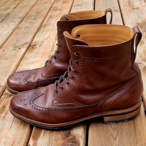 Mark Albert Countrty Boot in C.F. Stead Dark Snuff Regency Calf