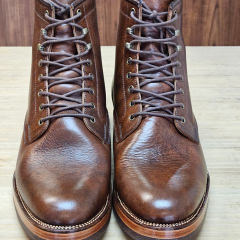 Tahura Captoelari Plain Toe in Badalassi Carlo Dark Brown Nemesis