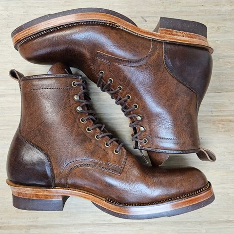 Tahura Captoelari Plain Toe in Badalassi Carlo Dark Brown Nemesis