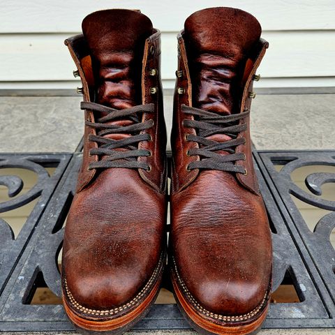 Tahura Captoelari Plain Toe in Badalassi Carlo Dark Brown Nemesis