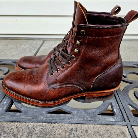 Tahura Captoelari Plain Toe in Badalassi Carlo Dark Brown Nemesis