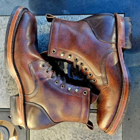 Tahura Captoelari Plain Toe in Badalassi Carlo Dark Brown Nemesis