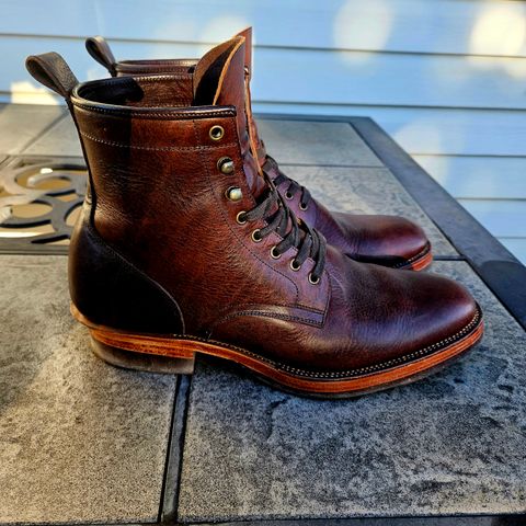 Tahura Captoelari Plain Toe in Badalassi Carlo Dark Brown Nemesis