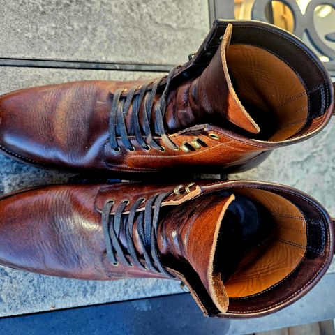Tahura Captoelari Plain Toe in Badalassi Carlo Dark Brown Nemesis