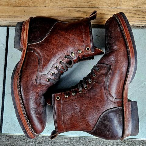 Tahura Captoelari Plain Toe in Badalassi Carlo Dark Brown Nemesis