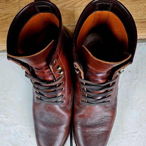 Tahura Captoelari Plain Toe in Badalassi Carlo Dark Brown Nemesis