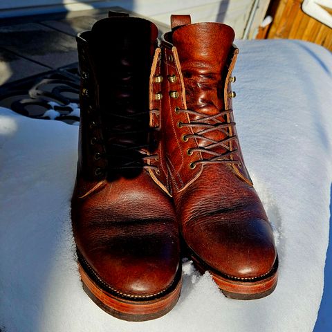 Tahura Captoelari Plain Toe in Badalassi Carlo Dark Brown Nemesis