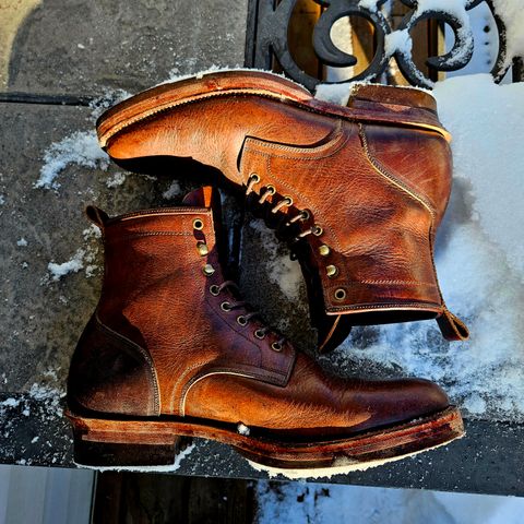 Tahura Captoelari Plain Toe in Badalassi Carlo Dark Brown Nemesis