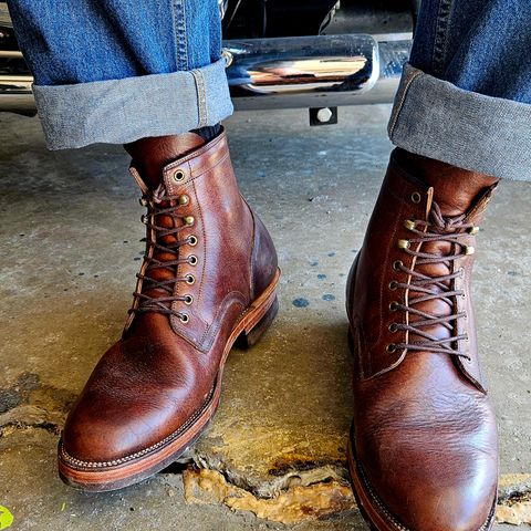 Tahura Captoelari Plain Toe in Badalassi Carlo Dark Brown Nemesis