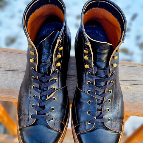 Jakkrabbits Monkey Boot in Shinki Black Teacore Horsebutt