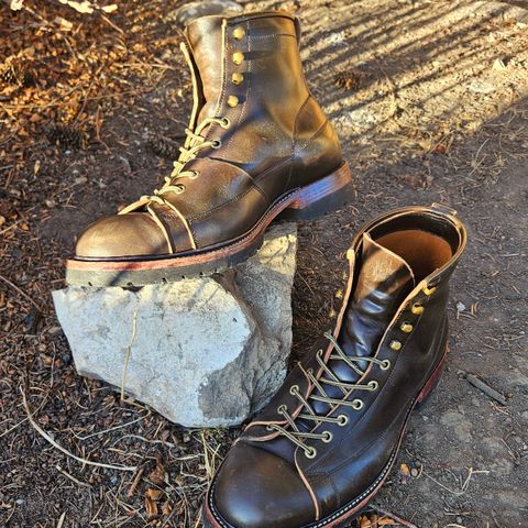 Jakkrabbits Monkey Boot in Maryam Olive Horsebutt