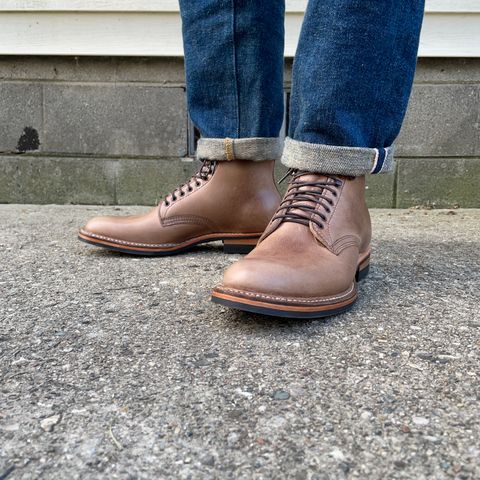White's Stevens (Plain Toe) in Horween Natural Chromexcel