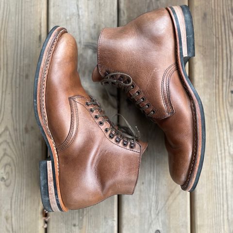 View photo of White's Stevens (Plain Toe) in Horween Natural Chromexcel