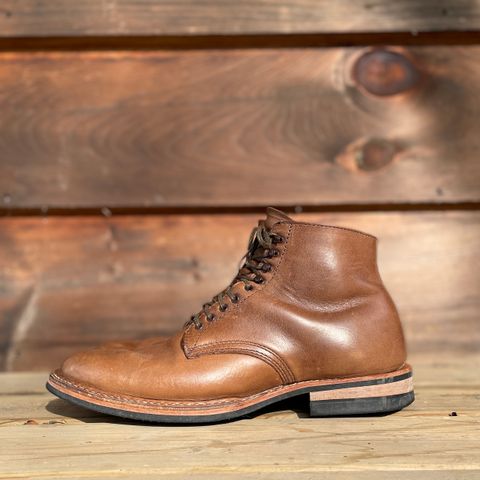 View photo of White's Stevens (Plain Toe) in Horween Natural Chromexcel