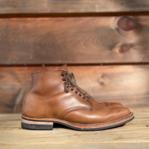 View photo of White's Stevens (Plain Toe) in Horween Natural Chromexcel