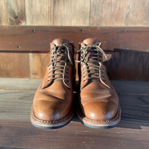 View photo of White's Stevens (Plain Toe) in Horween Natural Chromexcel