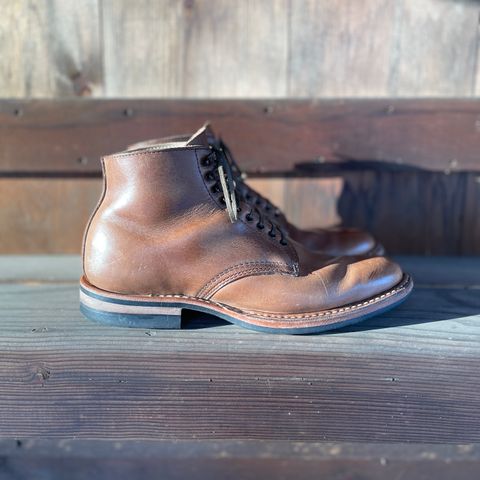 View photo of White's Stevens (Plain Toe) in Horween Natural Chromexcel