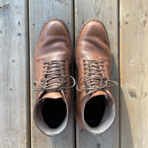 View photo of White's Stevens (Plain Toe) in Horween Natural Chromexcel