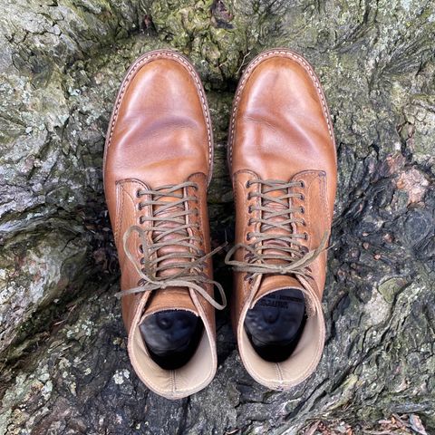 View photo of White's Stevens (Plain Toe) in Horween Natural Chromexcel