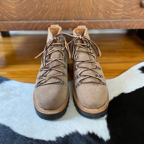 Viberg Hiker in Horween Natural Chromexcel Roughout
