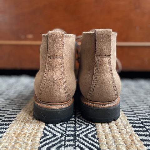 View photo of Viberg Hiker in Horween Natural Chromexcel Roughout