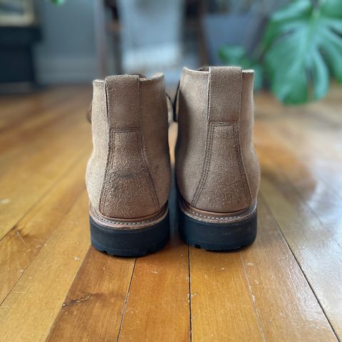 View photo of Viberg Hiker in Horween Natural Chromexcel Roughout