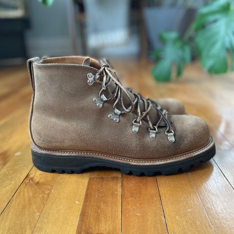 View photo of Viberg Hiker in Horween Natural Chromexcel Roughout